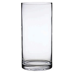 LSA International Glass Column Vase, Clear, H36cm